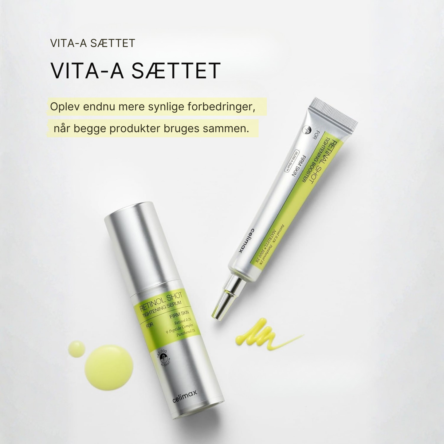 Vita-A Opstrammende Sæt (Serum + Booster)